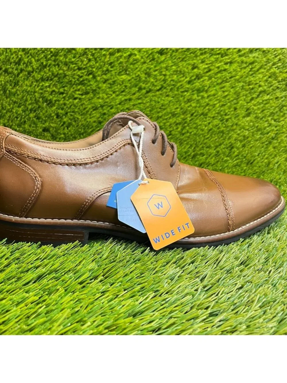 Nunn Bush Westwood Mens Size 10E Brown Casual Classic Cap Toe Oxford Dress Shoes